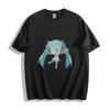 Hatsune Miku Excited Chibi T-Shirt - Playful Anime Energy Unisex Tee