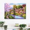 Diamond Embroidery Landscape Garden Picture Beads Diamond Painting Cross Stitch Scenery Rhinestone