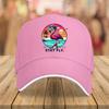 Flamingo Stay Fly Graphic Baseball Cap Vintage Style Cotton Casual Hat for Adults Outdoor