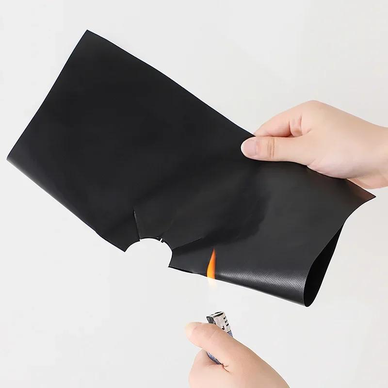 4/2Pcs Gas Stove Protector Cooker Cover Liner Clean Mat Pad Reusable Oil-proof Gas Stove Stovetop Protector Cookware Accessories