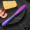 1 шт. Нержавеющая сталь нож для масла с отверстием, нож для сыра, сыра, хлеба, джема, лопатка, нож для масла