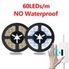 Flexible 5V LED Strip Light Hand Sweep Gesture Sensor Switch Dimmable Waterproof Tape for TV Backlight Cabinet Mirror Lighting