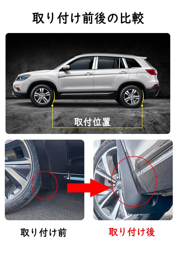 SANRILY Брызговики для Mini III F57 F54 2014 года выпуска и новее, Внешние, Индивидуальные, Специальные для BMW, Защита от грязи, Защитные щитки, (F55, F56, Купер,