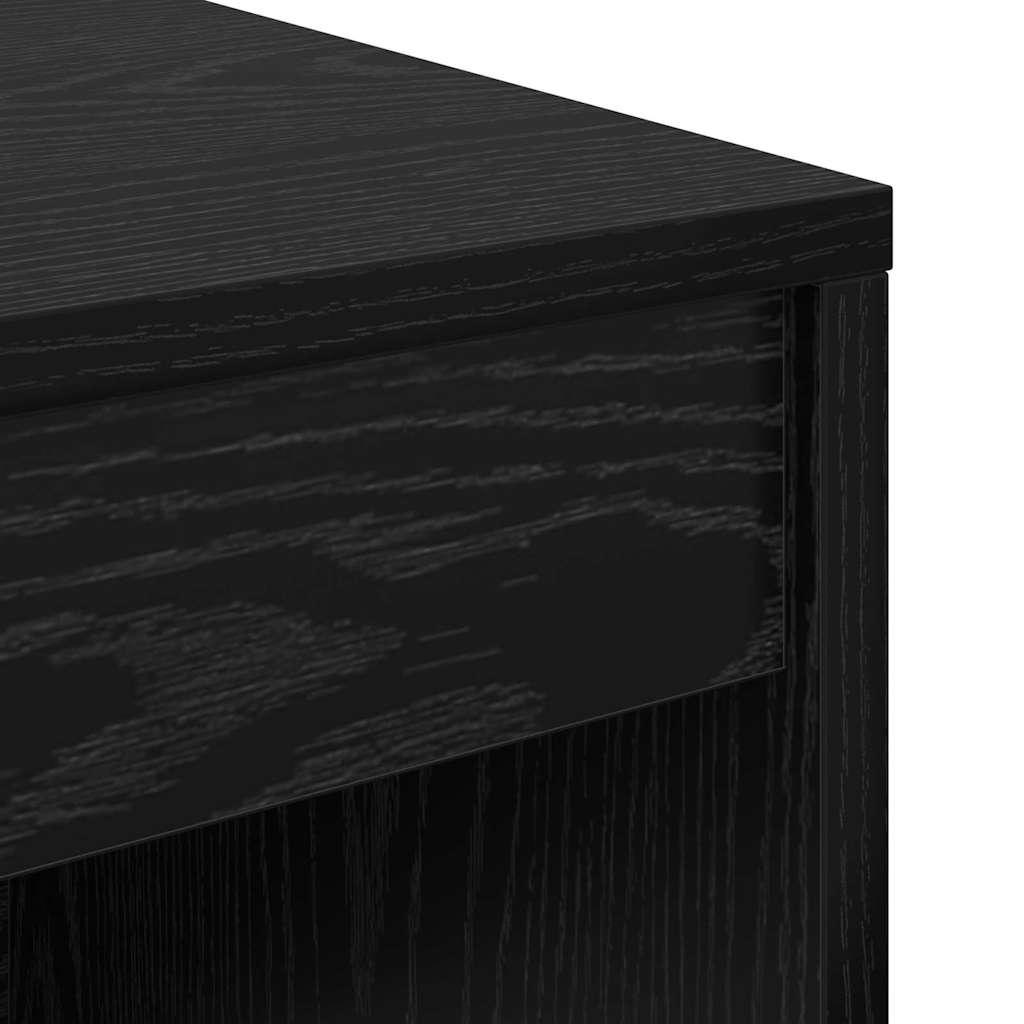 Desk Black Oak Effect 100 x 40 x 76 cm