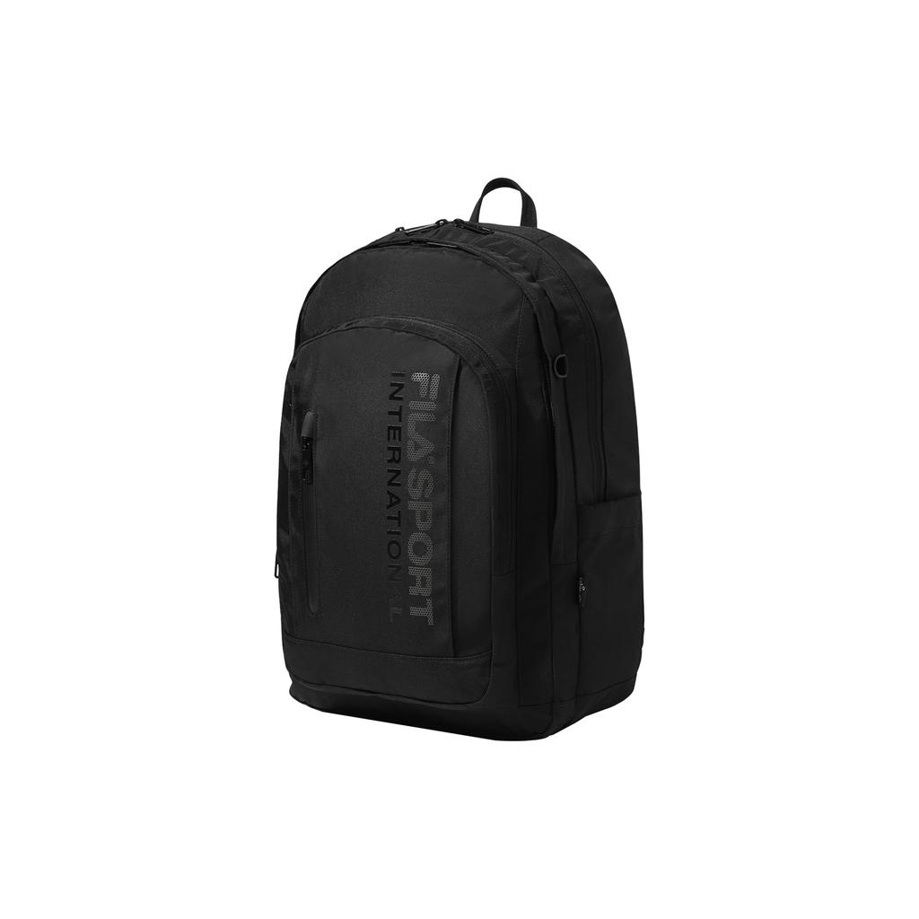 New FILA Nylon Backpack Regular Unisex Black FS3BPF5001X-BLK
