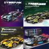 Compatible Cyberpunk Sports Car – Starry Sky Remote Control, Lego Building Blocks, Educational Toy for Kids, Gini Gift Model