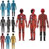 Kids Mighty Morphin Power Rangers Costume Jumpsuit For Halloween Or Cosplay Parties