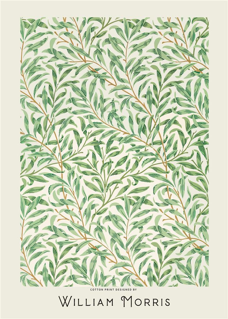 William Morris Leaf Flower Plant Wall Art Canvas Painting Gallery Nordic Posters And Prints Pictures For Home Living Room Decor