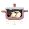 Home Kitchen Non-stick Pot Enamel Wooden Handle for Cooking Complementary Food Milk Cookware