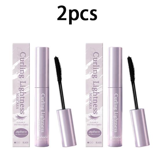 Zephoco black light curling mascara has a smooth texture, natural styling, not easy to smudge, beautiful eye makeup makeup 1pc