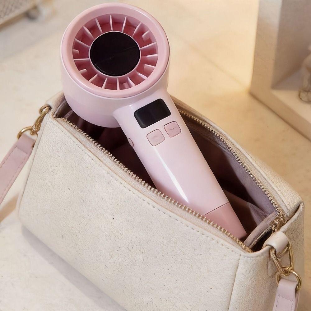 199 Wind Speeds Mini Bladeless Personal Fan USB Rechargeable Highspeed Cooling Fan  Camping