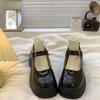 Black High-heeled Mary Jane Small Leather Shoes Women's Spring New Retro Japanese Jk Versatile Korean