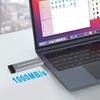 Корпус SSD M2 с двумя протоколами USB3.0/Type-C на M.2 NVME SATA SSD адаптер 10 Гб USB3.1 Gen2 USB C внешний SSD-бокс M/B&M Key