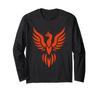 Humor Phoenix Animals Simple Fire Bird Phoenix Long Sleeve T-Shirt