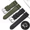 Мягкий силиконовый ремешок для часов Panerai SUBMERSIBLE PAM 441 359 Серии 22 мм 24 мм Мужской ремешок для часов Оранжевый Аксессуары для часов