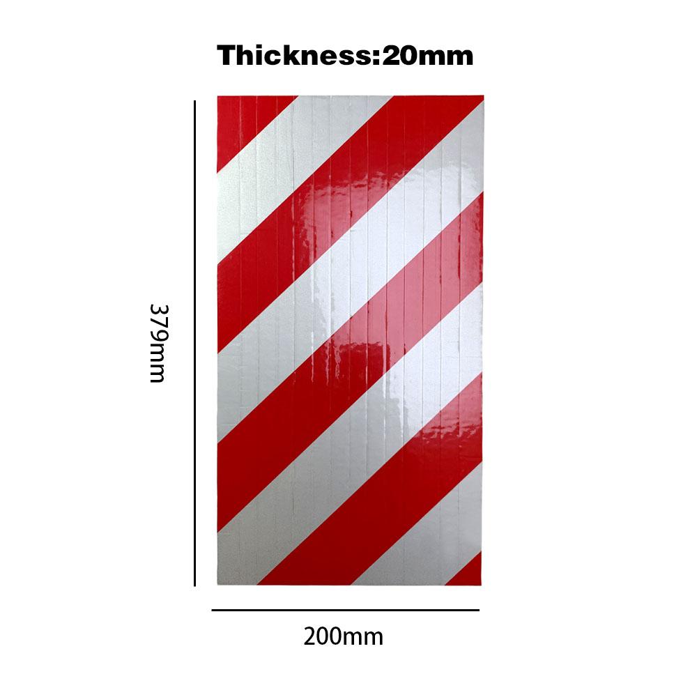 Предупреждающие знаки из автомобильной пены, защитный цилиндр для стены гаража, защитный уголок из пены, наклейка для предотвращения столкновений, защищающая угол стены