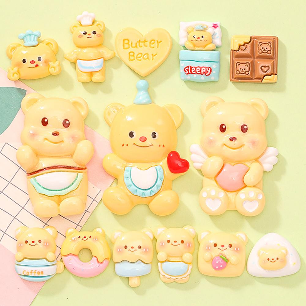 14 шт DIY магнит на холодильник милый масляный медведь магниты скандинавский персонализированный домашний декор белая доска Po доска объявлений Главная