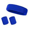 Sports Headband and Wrist Strap 3-piece Set, Sports Football Sweat Absorber, Girl's Headband and Wrist Sweatband