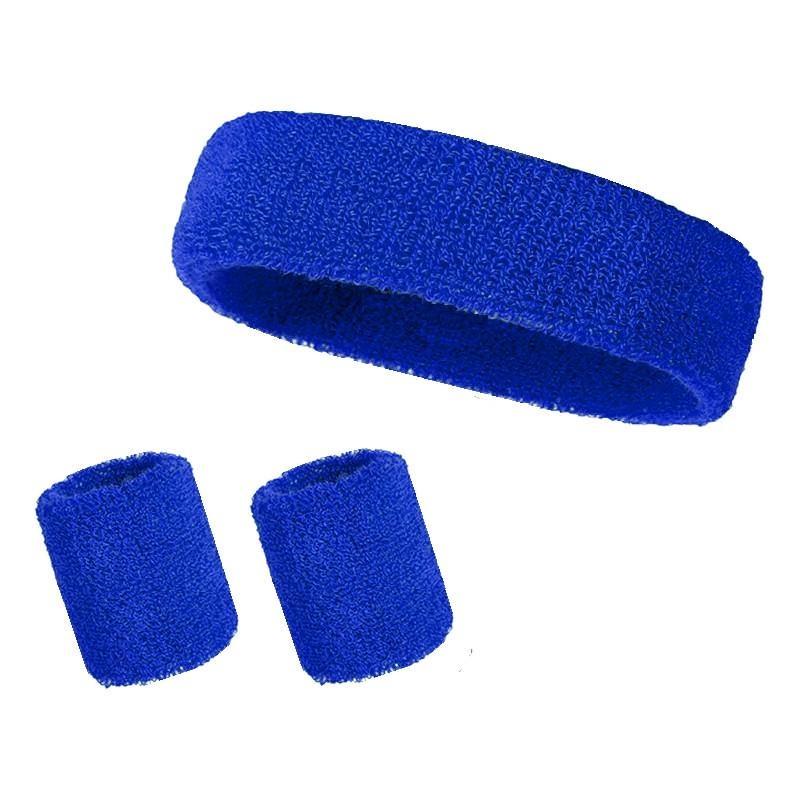 Sports Headband and Wrist Strap 3-piece Set, Sports Football Sweat Absorber, Girl's Headband and Wrist Sweatband