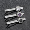 Men's Creative Crystal Zircon Diamond Triangle Tie Clip