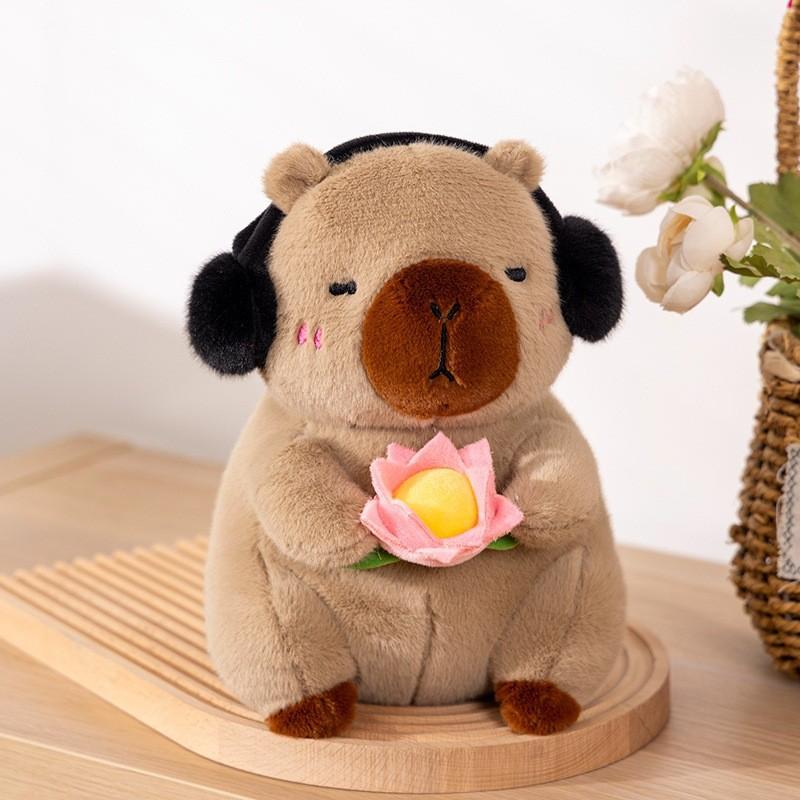 Adorable Capybara Plush Toy With Soft Short Plush Fabric For Kids And Collectors