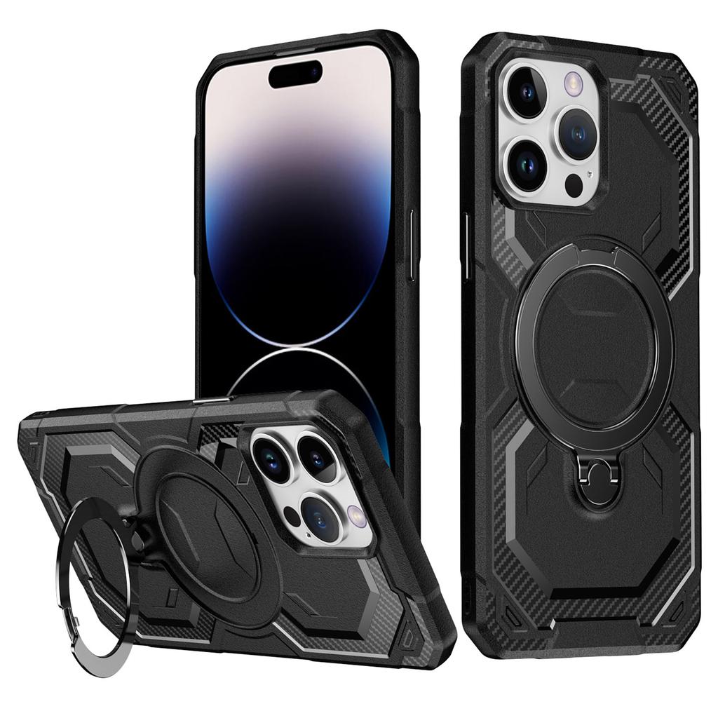 For iPhone 14 Pro Case Compatible with MagSafe Kickstand TPU+PC Phone Cover