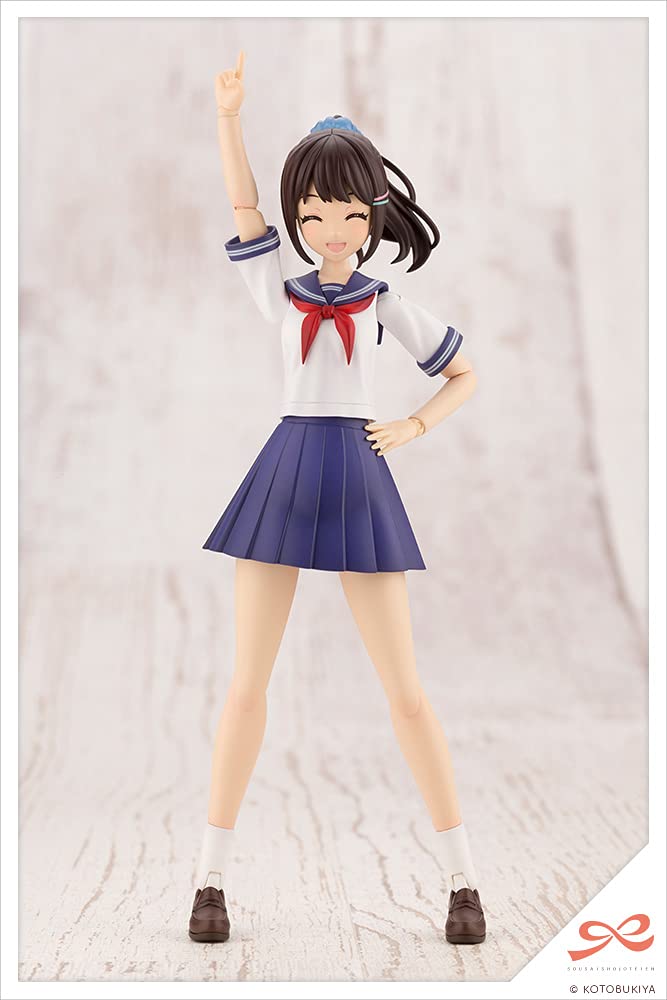 Пластиковый набор для летних моделей Kotobukiya Sosai Madoka Yuuki High School, разноцветная футболка для девочек (Униформа Тохо)