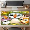 Puffin Rock Theme Mouse Pad, Non Slip Rubber Base, Multifunctional Office & Home Decor, Perfect for Workspace Personalization.