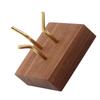Wood Display Base for Gemstones Artistic Fossils Rock Collection Geodes Holder Mineral Specimen Stand Home Decoration