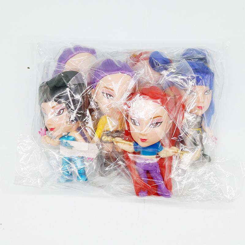 K-pop Истребители демонов Фигурка Игрушка Мультяшная Руми/Мира/Зои Фигурка ПВХ Настольное украшение Модель Кукла Игрушка Подарок для фанатов