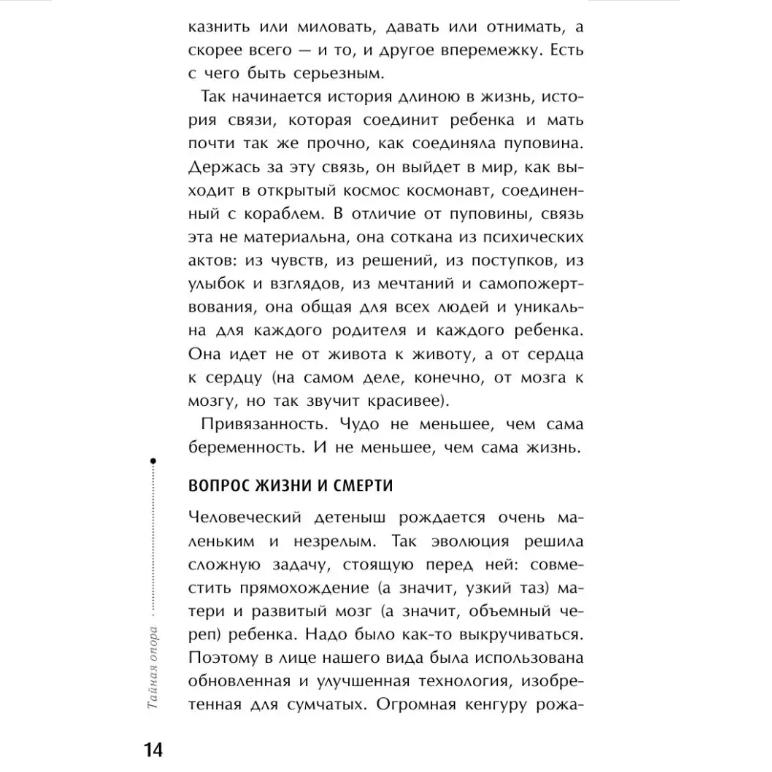 Taynaya Opora: Privyazannost' V Zhizni Rebenka / The Secret Support: Attachment In a Child's Life