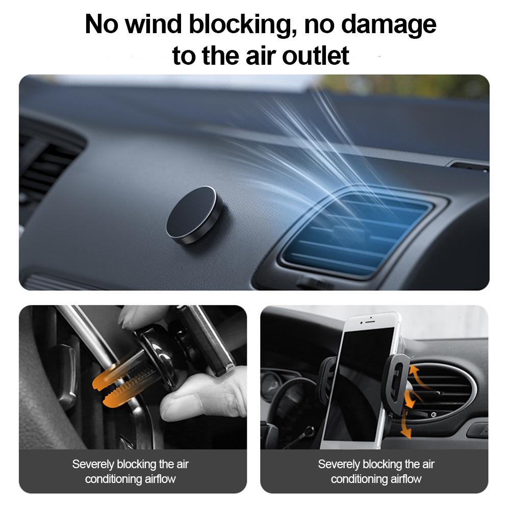 Магнитный автомобильный держатель для телефона, универсальный магнитный кронштейн, приклеивается на приборную панель автомобиля, настенный для iPhone, Samsung, Xiaomi, Huawei