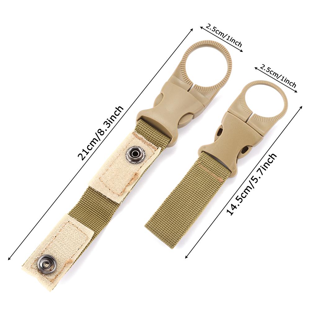 EDC Supplies Backpack Hook Hang Buckle Holder Belt Clips Water Bottle Clip Keychain Carabiner Lock