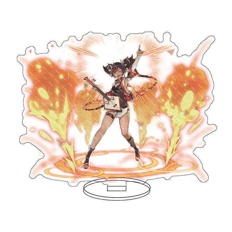 Изысканная акриловая подставка для фигурки Genshin Impact Барбатос Кэ Цин Барбара для демонстрации и декора