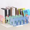 File Organizer for Desk 4 Compartments Large Magazine Manager Document Holder Thickened Bookshelf for Office Home