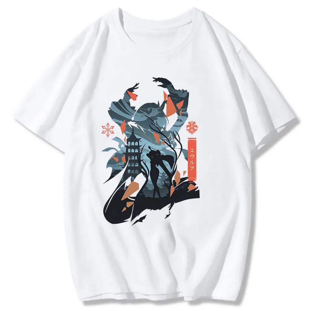 Genshin Impact T Shirt Hu Tao Xiao Kaedehara Kazuha Printing T-shirt Unisex Harajuku Vintage T Shirts Tops Men Short Sleeve