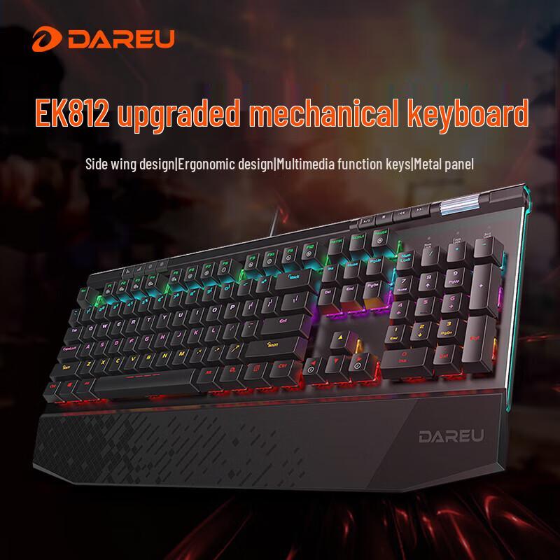 Dareu EK812 Full-Size Wired Mechanical Gaming Keyboard