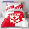 Постельное белье с узором Hallescher FC, Комплект с одеялом, Пододеяльник, Наволочка, Домашний подарок на день рождения (1 пододеяльник + 2 наволочки, без наполнителя)