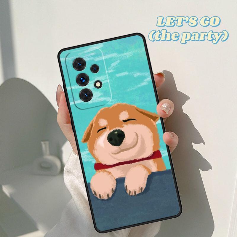 Чехол для телефона с изображением собаки Сиба-ину Для Samsung Galaxy A42 A31 A40 A51 A71 A32 A80 A91 A52 A72 A73 A20e A21S A50 A70 A11 A12