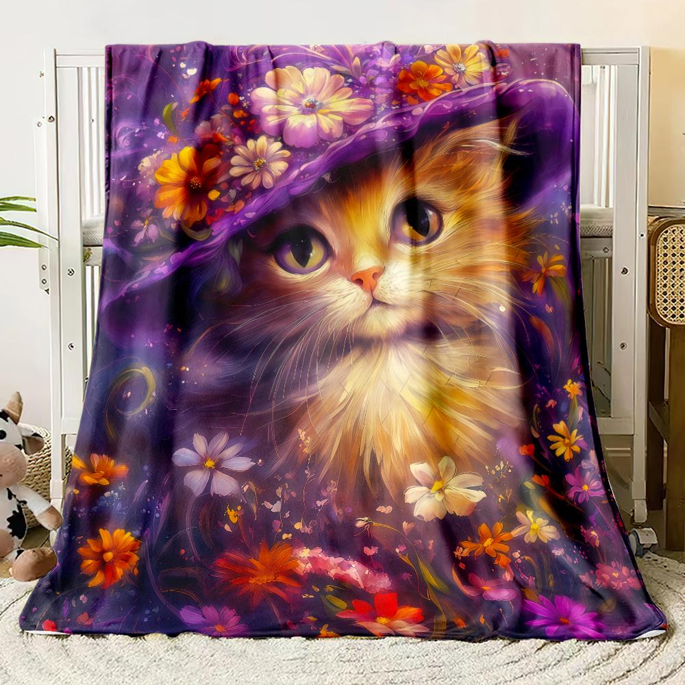 Anime Cute Thin Blanket Bedroom Blanket, Iving Room,sofa Blanket,student Office Nap,camping Trip,children's Gift