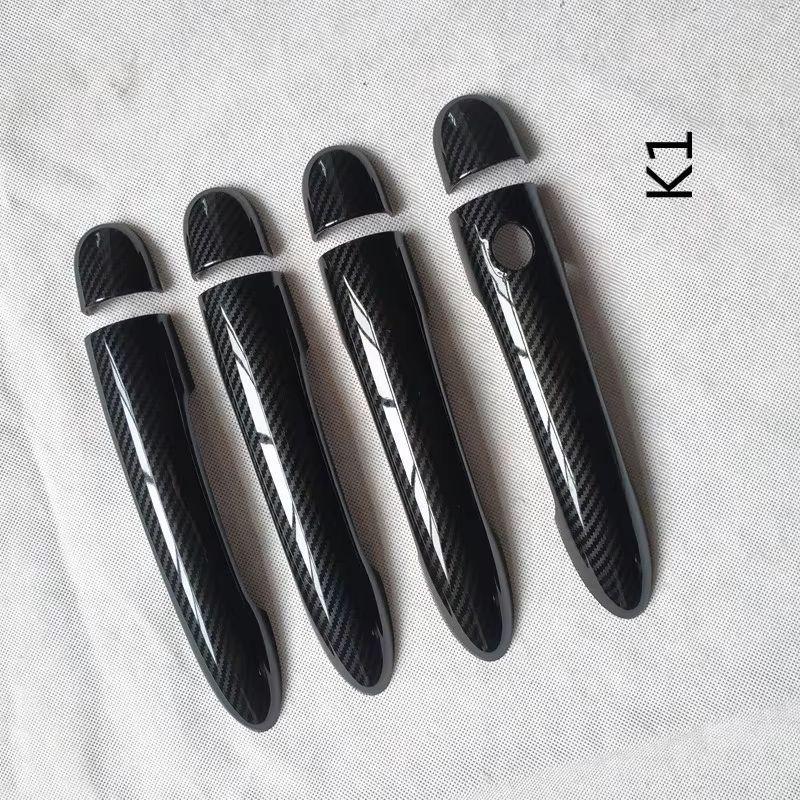 Door Handle Plastic Imitation Carbon Fiber Cover Trim for Renault Modus Car Styling Accessories