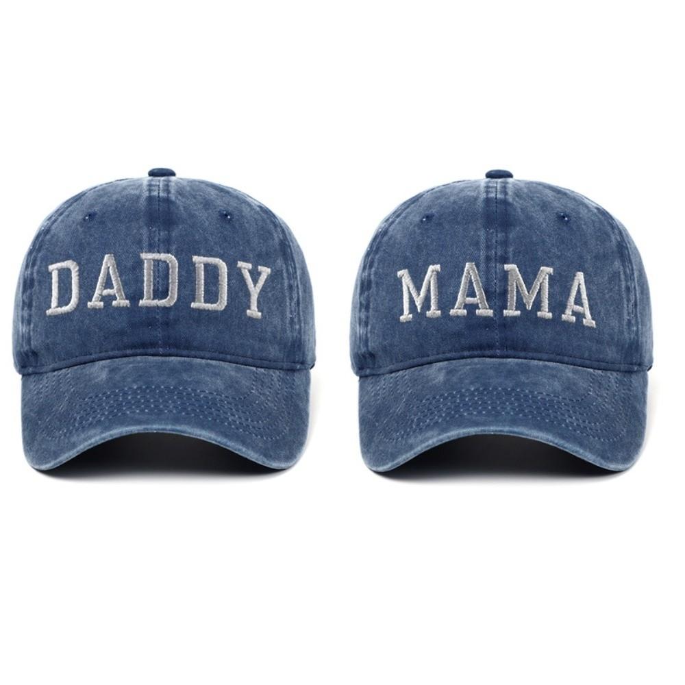 Vintage Parent-child Baseball Hats Adjustable Family Matching Baseball Cap Sport Visors Cap Gifts