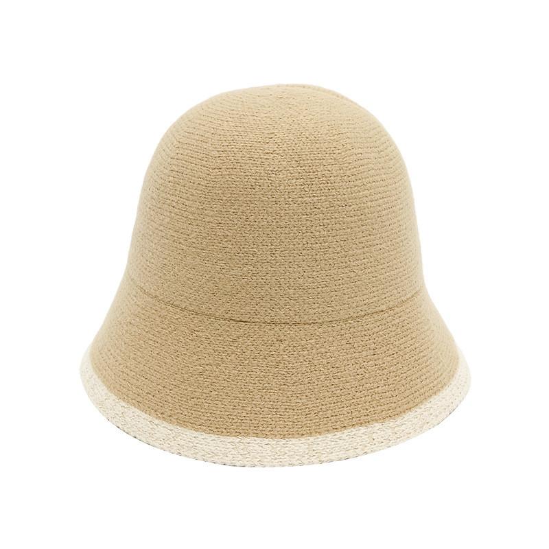 Fashionable Bucket Hat For Winter With Plush Acrylic For Sun Protection For Unisex Wear