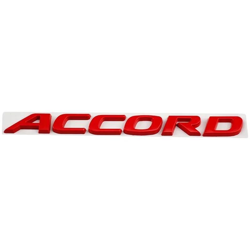 MPC4 Metal 3D Car Sticker Side Fender Badge Rear Trunk Emblem Decal Styling for Honda Acoord Logo 10th 11th 8th 2024 2023 Accessories