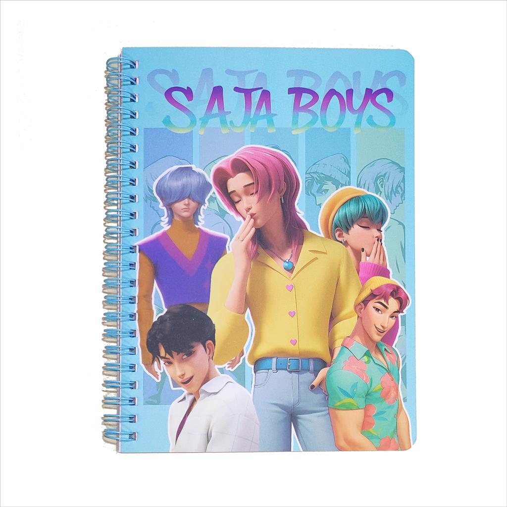 Kpop Coil Notebook Demon Hunter High Quality Paper SAJA BOYS Cartoon Fashion Student Stationery Office Supplies Fan Gifts