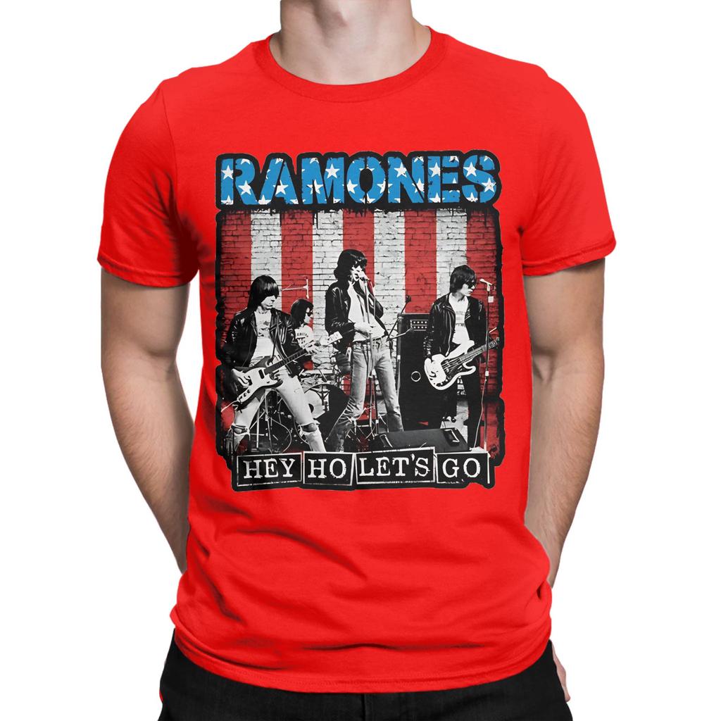 Classic Novelty 100 Cotton Tshirt Ramones R Tops Tees For Unisex