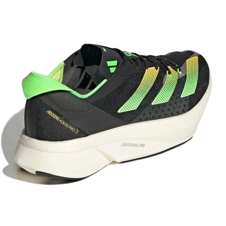 adidas Adizero Adios Pro 3 'Core Black Solar Green' Мужские GX6251