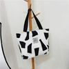 New Canvas Printed Women's Bag Fashionable Versatile Shopping Handbag Tote Bag Large-capacity Student Class Shoulder Bag