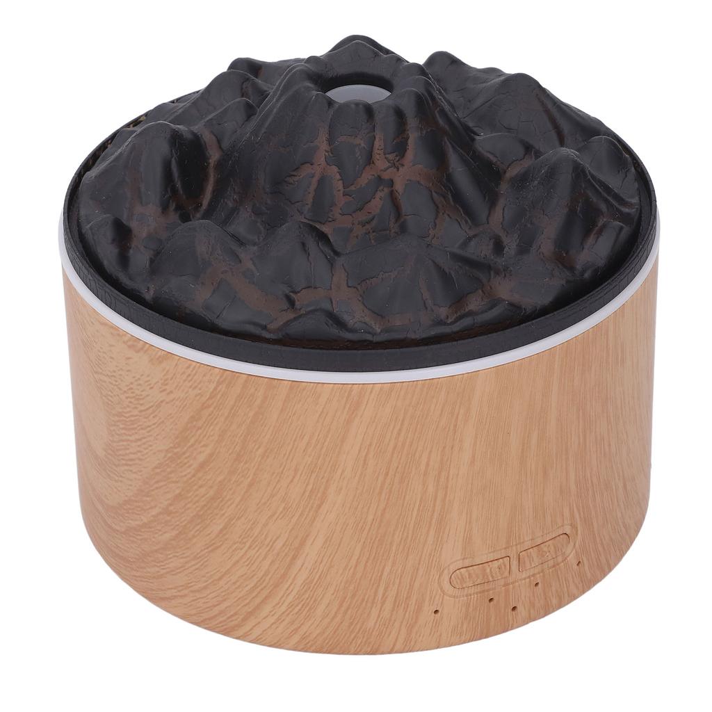 Светодиодный увлажнитель-диффузор 330 мл с двухцветным светом и 4 таймерами, увлажнитель-диффузор с эффектом вулканического пламени