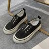 Модные парусиновые женские туфли на толстой подошве, летние, осенние, дышащие, на платформе, теннисные женские кроссовки для бега, женские, повседневные кроссовки
